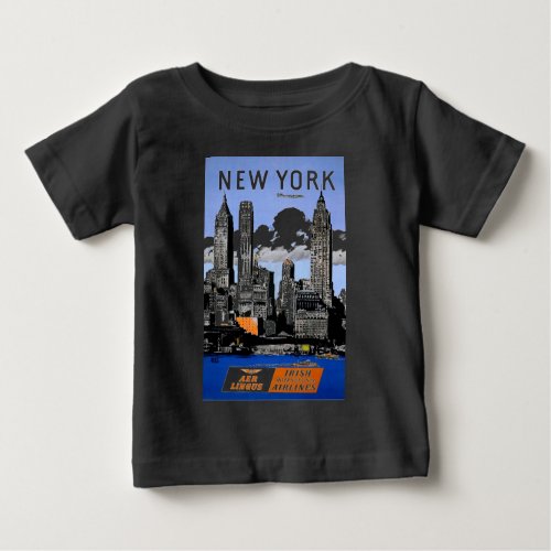 Vintage New York City Baby T_Shirt