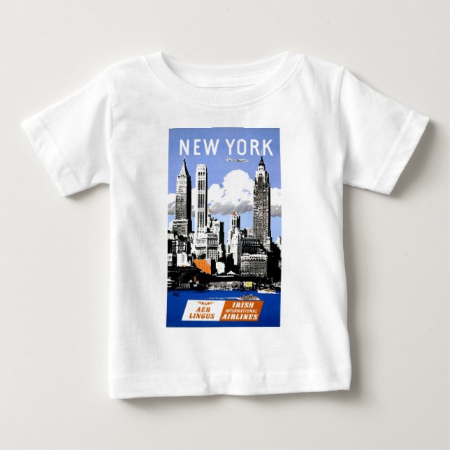 Vintage New York City Baby T-Shirt (Front)