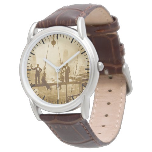 Vintage New York City Ironworkers Lunchtime  Watch