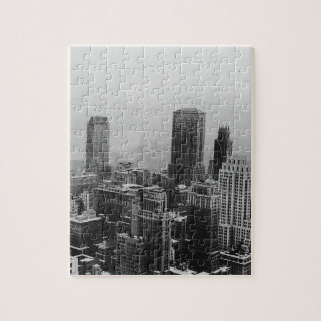 Vintage New York City Jigsaw Puzzle (Vertical)