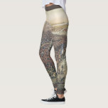 Vintage New York City, Manhattan, Brooklyn Bridge Leggings