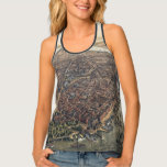 Vintage New York City, Manhattan, Brooklyn Bridge Tank Top