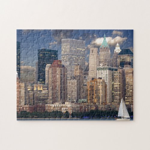 Vintage New York City Manhattan Jigsaw Puzzle
