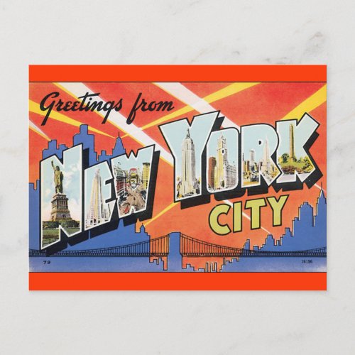 Vintage New York City Postcard