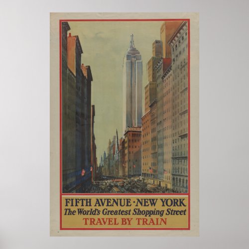 Vintage New York City Poster