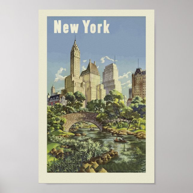 Vintage New York City Poster (Front)