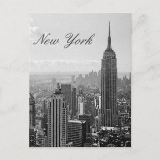 Vintage New York City Script Travel Postcard