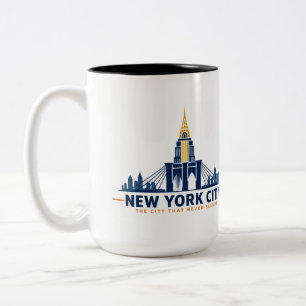 Vintage New York City Skyline Coffee Mug