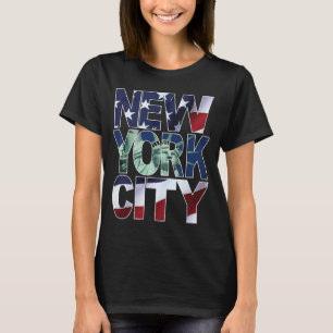 Vintage New York City Statue Liberty State Cool Re T-Shirt