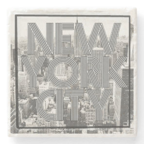 Vintage New York City Stone Coaster