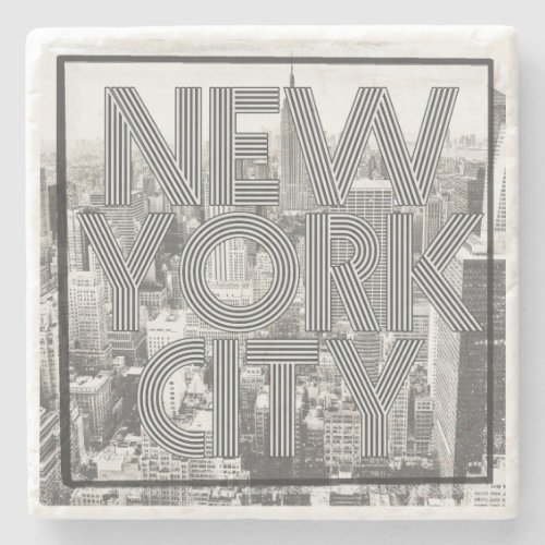 Vintage New York City Stone Coaster