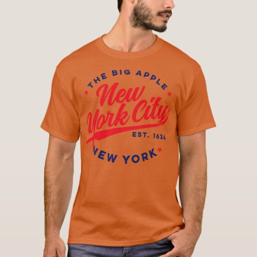 Vintage New York City The Big Apple USA 1 T_Shirt