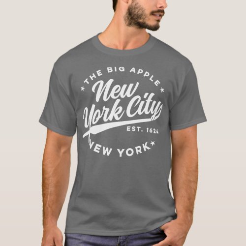 Vintage New York City The Big Apple USA T_Shirt