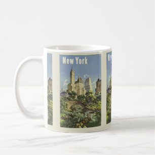 Vintage New York City Travel Coffee Mug