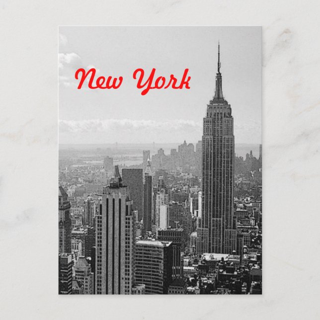 Vintage New York City Travel Postcard (Front)
