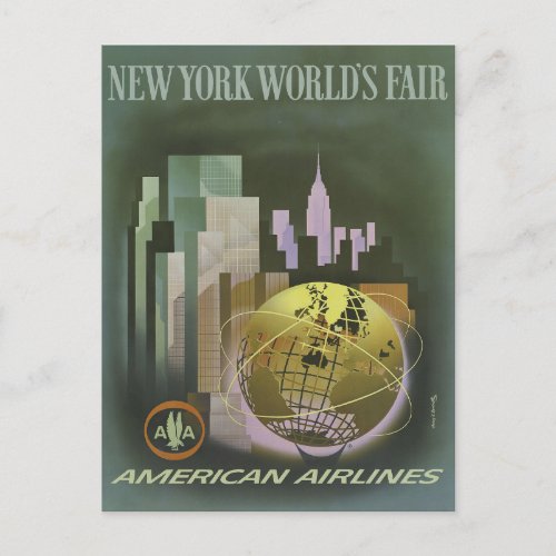 Vintage New York City Worlds Fair Postcard