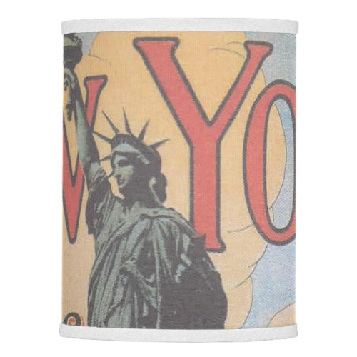 Vintage New York Lamp Shade