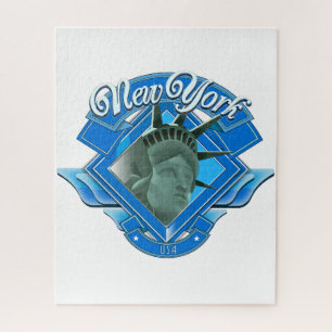 Vintage New York Liberty Logo Jigsaw Puzzle