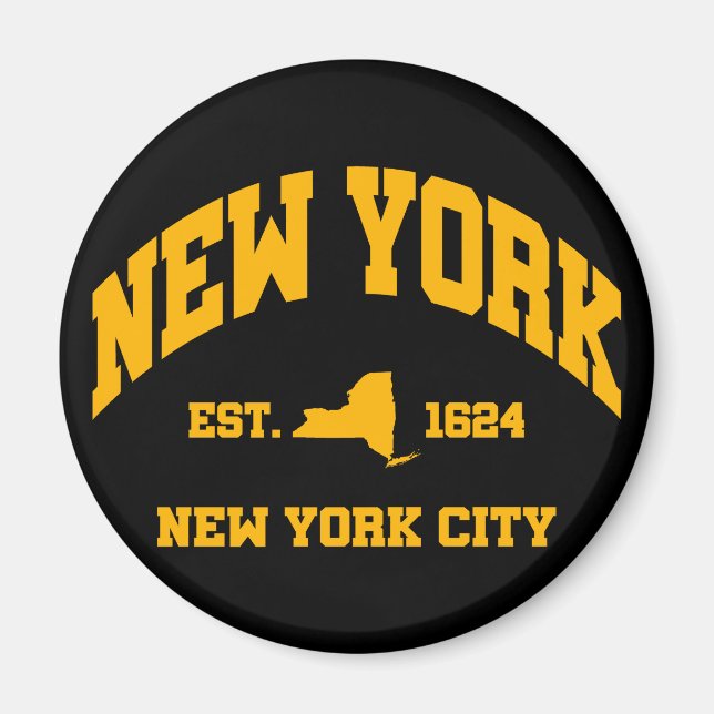 Vintage New York Magnet (Front)