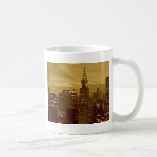 Vintage New York Manhattan Coffee Mug (Right)