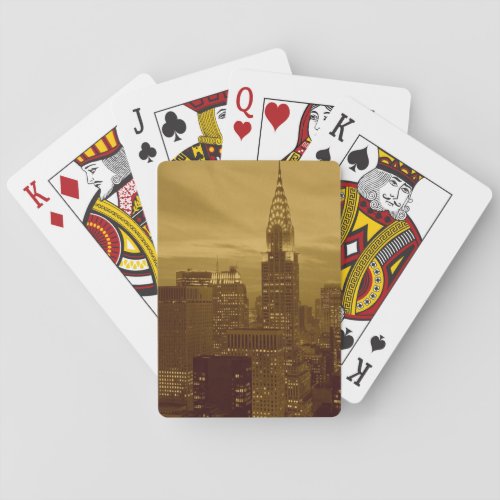 Vintage New York Manhattan Poker Cards