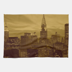 Vintage New York Manhattan Towel