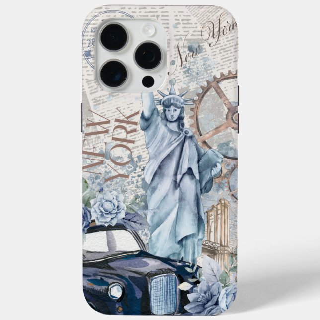 Vintage New York Phone Case (Back)