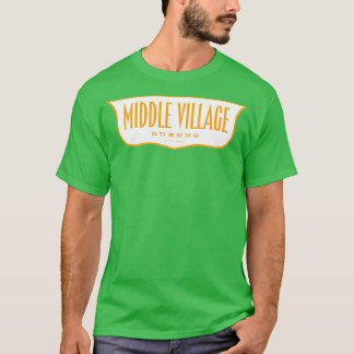 Vintage New York Shield Middle Village Queens T-Shirt