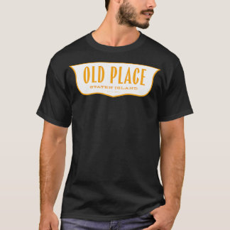 Vintage New York Shield Old Place Staten Island T-Shirt