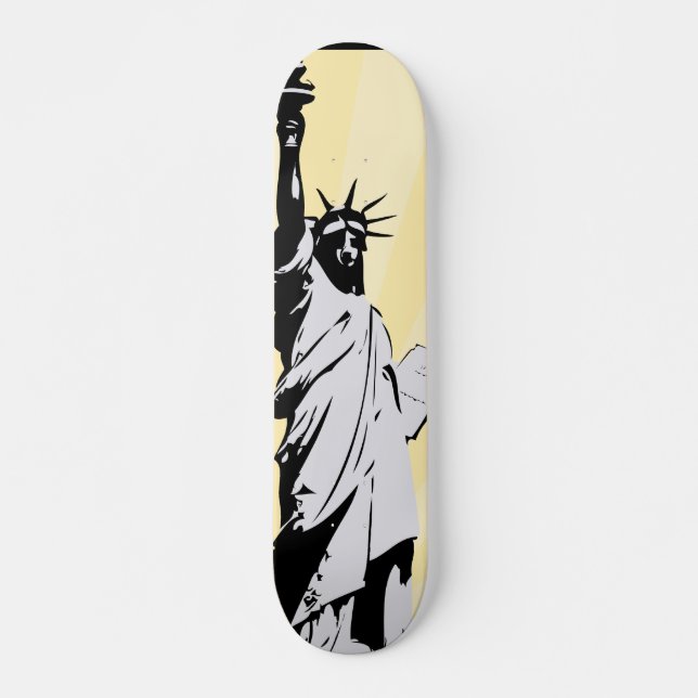 Vintage New York Skateboard Deck (Front)