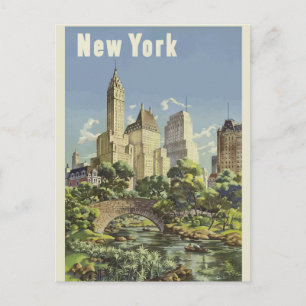 Vintage New York Travel  Postcard