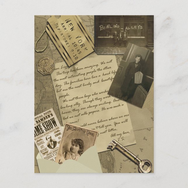 Vintage New York Travel Postcard (Front)