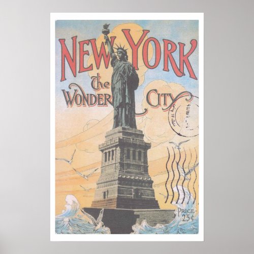 Vintage New York Travel Poster