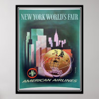 Vintage New York World Fair Print