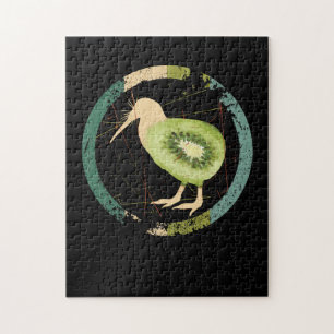 Vintage New Zealand Kiwi Jigsaw Puzzle