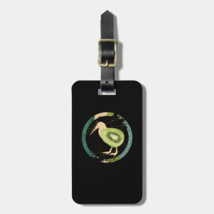 Vintage New Zealand Kiwi Luggage Tag