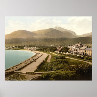 Vintage Newcastle, County Down Poster