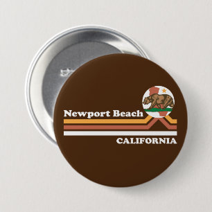 Vintage Newport Beach California Button