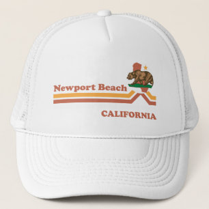Vintage Newport Beach California Trucker Hat