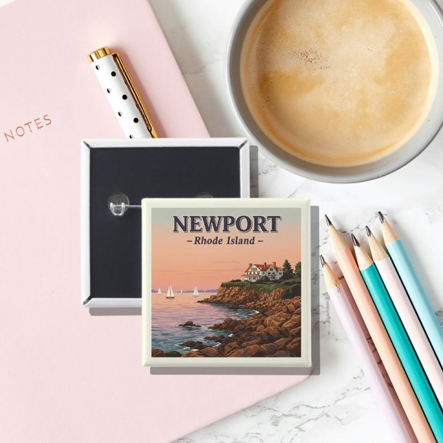Vintage Newport Rhode Island Button (Creator Uploaded)
