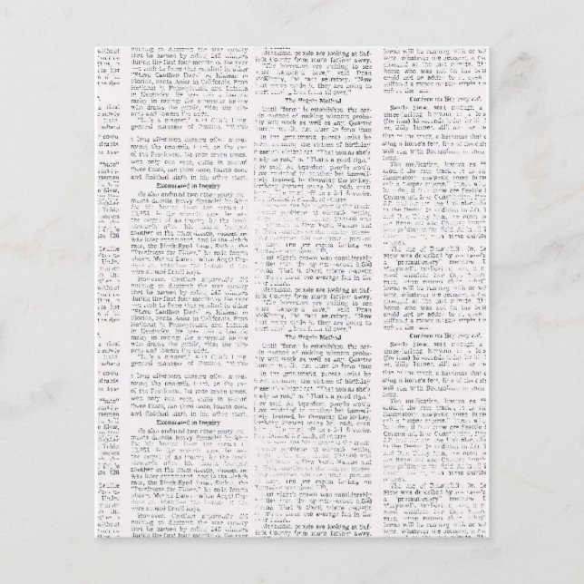 Vintage Newspaper (Front)