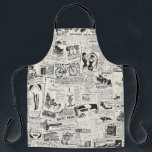 Vintage Newspaper   Apron<br><div class="desc">Vintage Newspaper</div>