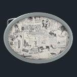 Vintage Newspaper Belt Buckle<br><div class="desc">Vintage Newspaper</div>