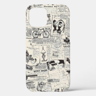 Vintage Newspaper  iPhone 12 Case