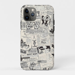 Vintage Newspaper iPhone 11 Pro Case