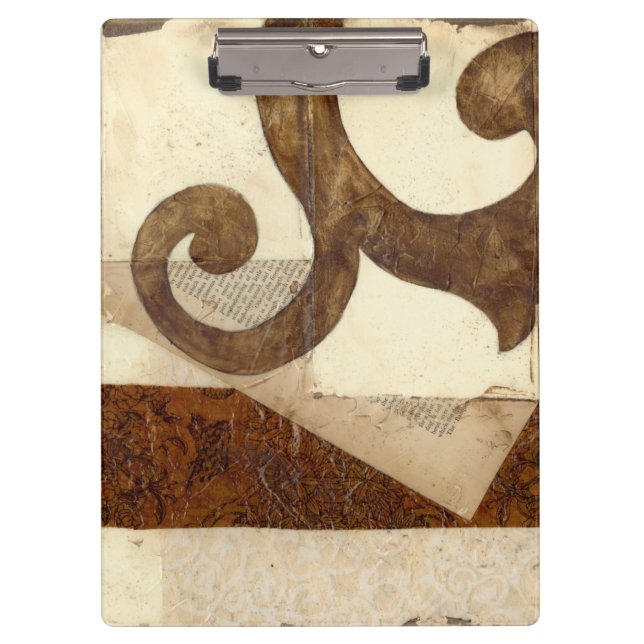 Vintage Newspaper Clipping Clipboard (Front)