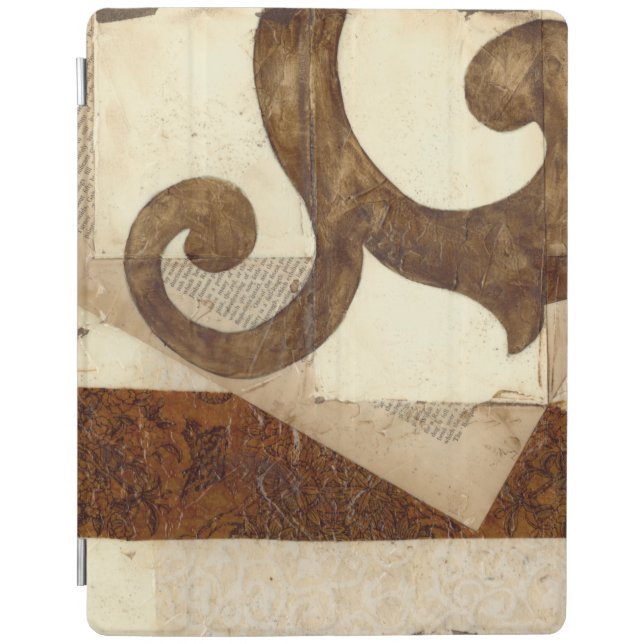 Vintage Newspaper Clipping iPad Smart Cover (Front)