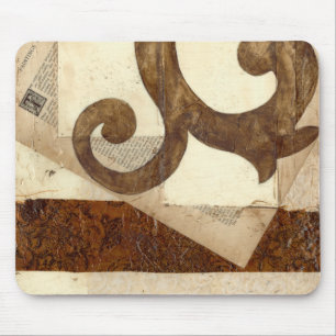 Vintage Newspaper Clipping Mouse Pad