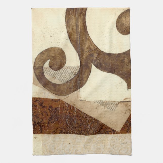 Vintage Newspaper Clipping Towel (Vertical)