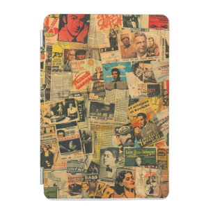 Vintage Newspaper Collage iPad Case 